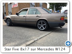 Star Five 8x17 sur Mercedes W124